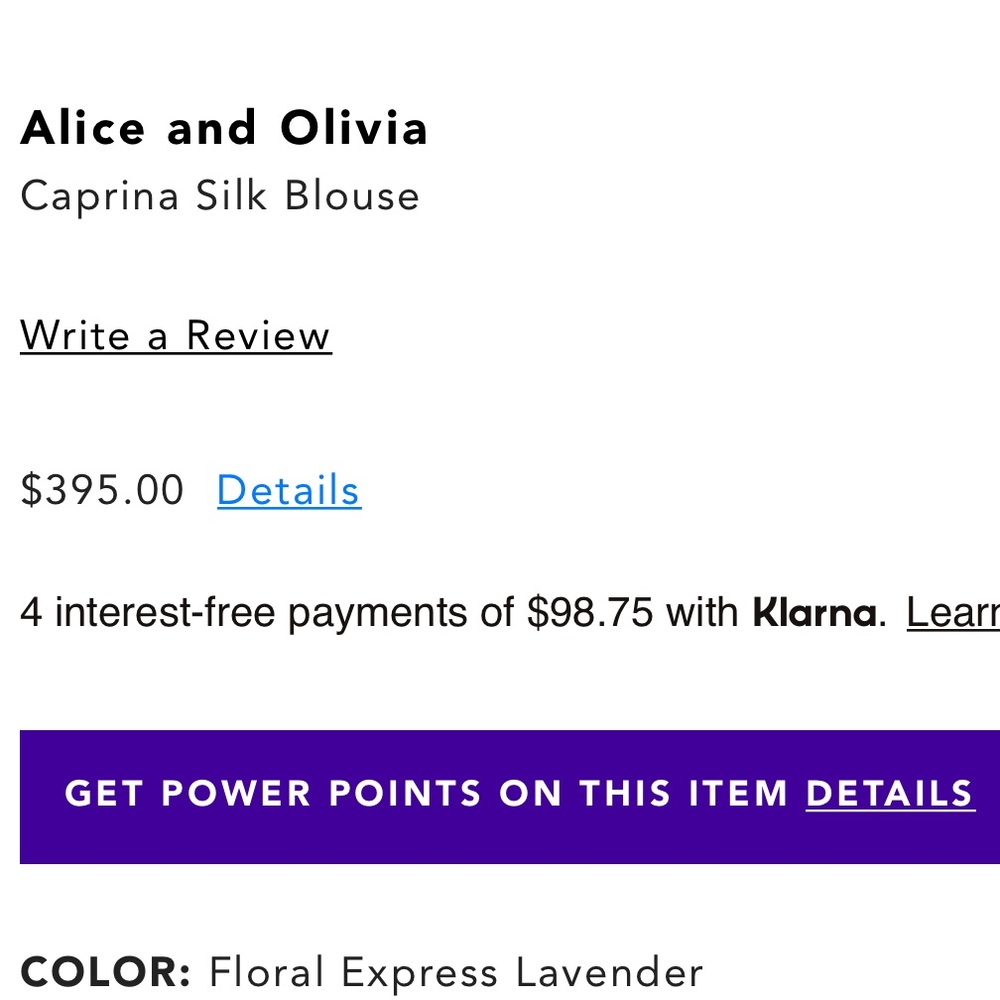 ALICE + OLIVIA**Caprina Floral Silk Blouse**Sm. $395 - Picture 10 of 12